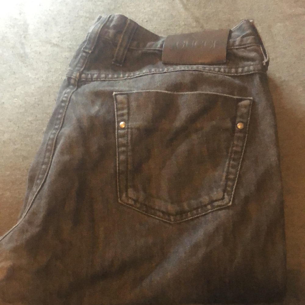 Gucci skinny jeans size 32 faded black